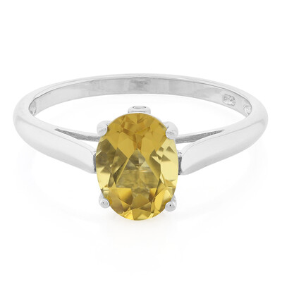 Champagner-Quarz-Silberring