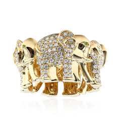 AAA-Tsavorit-Goldring (CIRARI)