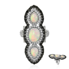 Welo-Opal-Silberring (Dallas Prince Designs)