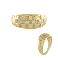 I2 (I) Diamant-Silberring