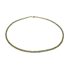 Demantoid-Goldhalskette