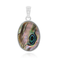 Abalone-Muschel-Silberanhänger