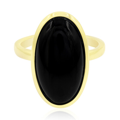 Onyx-Silberring (MONOSONO COLLECTION)