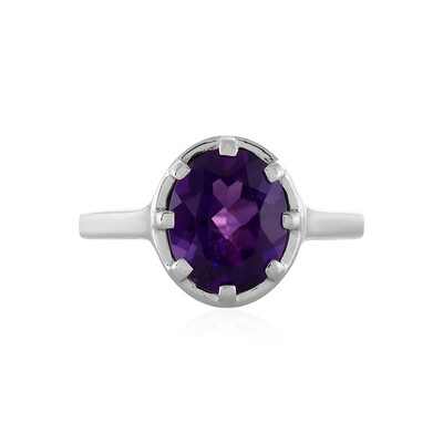 Sibirischer Amethyst-Silberring