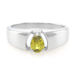 Brasilianischer Chrysoberyll-Herren-Silberring