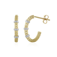 I4 (J) Diamant-Goldohrringe (Ornaments by de Melo)