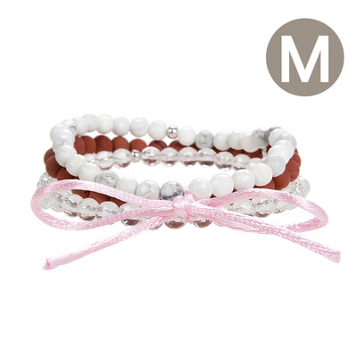 Edelstein-Silberarmbänder "Fitness" Größe M