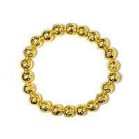 Goldene Lava-Armband