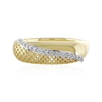I4 (J) Diamant-Goldring (Ornaments by de Melo)