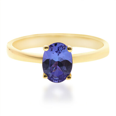 AAA-Tansanit-Goldring (CIRARI)
