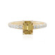 Gelber Zirkon-Goldring