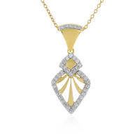 Lupenreiner (F) Brillant-Goldhalskette (LUCENT DIAMONDS)