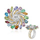 Edelstein-Silberring (Gems en Vogue)