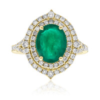 Sambia-Smaragd-Goldring (CIRARI)