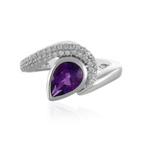 Sibirischer Amethyst-Silberring
