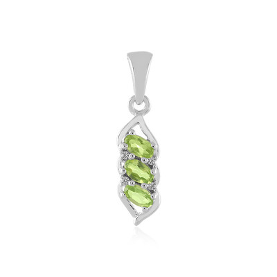 Arizona-Peridot-Silberanhänger