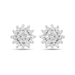 I3 (J) Diamant-Silberohrringe