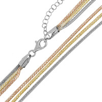 Design-Silberhalskette - 23,1 g - 45-50 cm