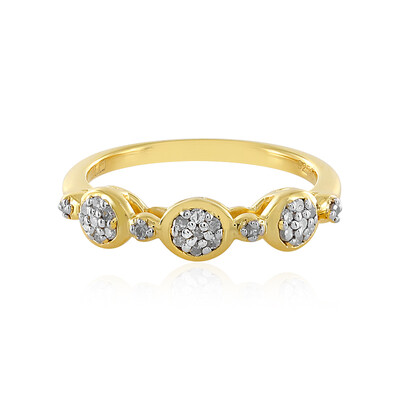 I2 (I) Diamant-Silberring