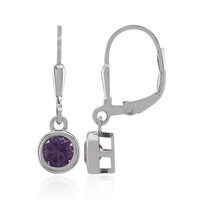 Amethyst-Silberohrringe