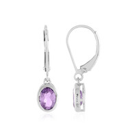 Amethyst-Silberohrringe