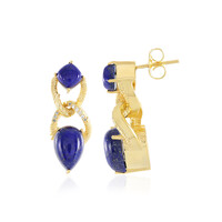 Lapislazuli-Messingohrringe (Juwelo Style)