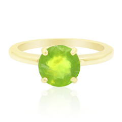 Brasilianischer Grüner Opal-Goldring