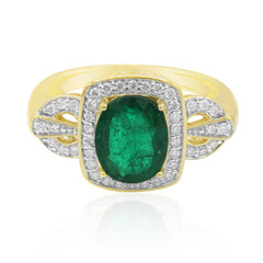 Sambia-Smaragd-Goldring