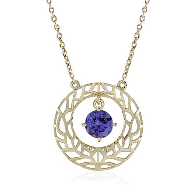 AAA-Tansanit-Goldcollier (Ornaments by de Melo)