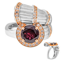 Rhodolith-Silberring (Dallas Prince Designs)