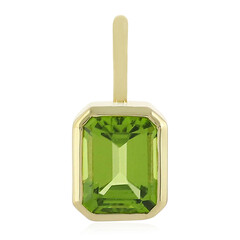 Arizona-Peridot-Goldanhänger
