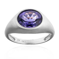 Blaubeer-Quarz-Goldring (CUSTODANA)