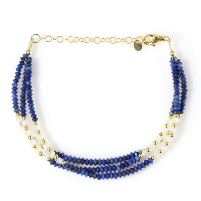 Edelstein-Silberarmband (Riya)