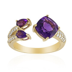 Sibirischer Amethyst-Goldring (Adela Gold)