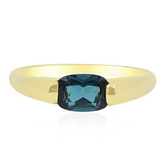 Brasilianischer Indigolith-Goldring