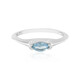 Brasilianischer Aquamarin-Silberring