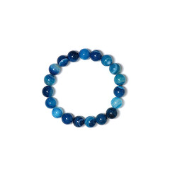 Blauer Achat-Armband