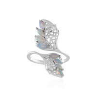 Australischer Opal-Silberring