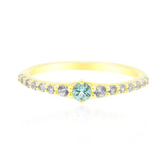 Nigerianischer Paraiba-Turmalin-Goldring