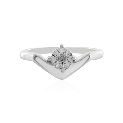 I4 (J) Diamant-Silberring