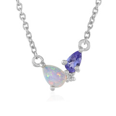 Welo-Opal-Silbercollier