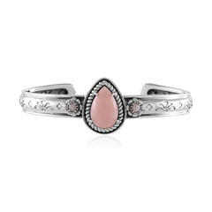 Pinkfarbener Opal-Silberarmreif (Desert Chic)