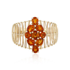 Brandy-Citrin-Goldring (Ornaments by de Melo)