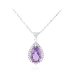Amethyst-Silberhalskette