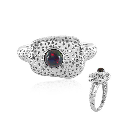 Mezezo-Opal-Silberring (MONOSONO COLLECTION)