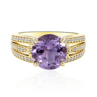 Bolivianischer Amethyst-Silberring