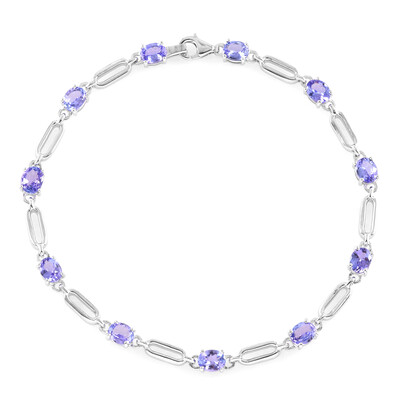 Tansanit-Silberarmband