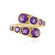 Sibirischer Amethyst-Silberring (de Melo)