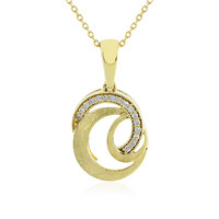 Lupenreiner (F) Brillant-Goldhalskette (LUCENT DIAMONDS)