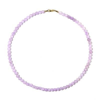 Lavendel-Amethyst-Silberhalskette